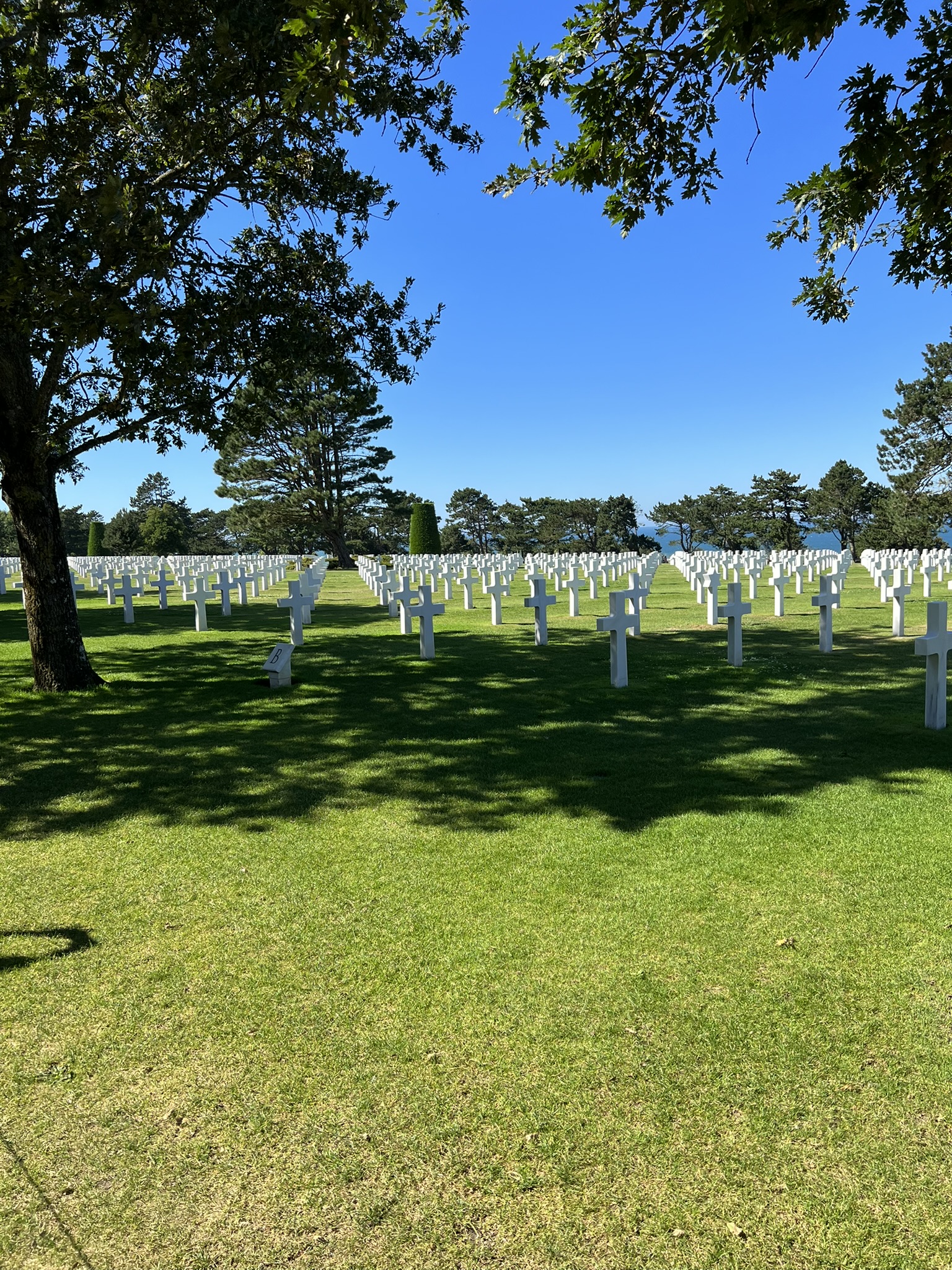 Cimitero Americano Colleville sur Mer vicino ad Omaha Beach