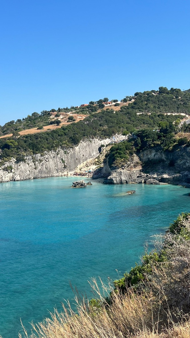 Spiaggia di Xigia vista dalla costa