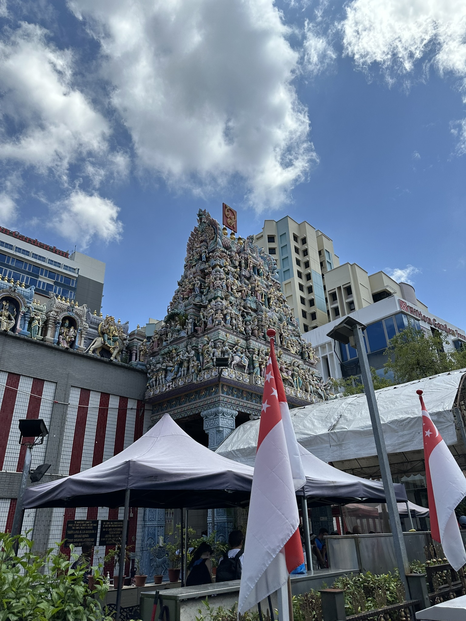 Tempio di Sri Veeramakaliamman a Little India, Singapore