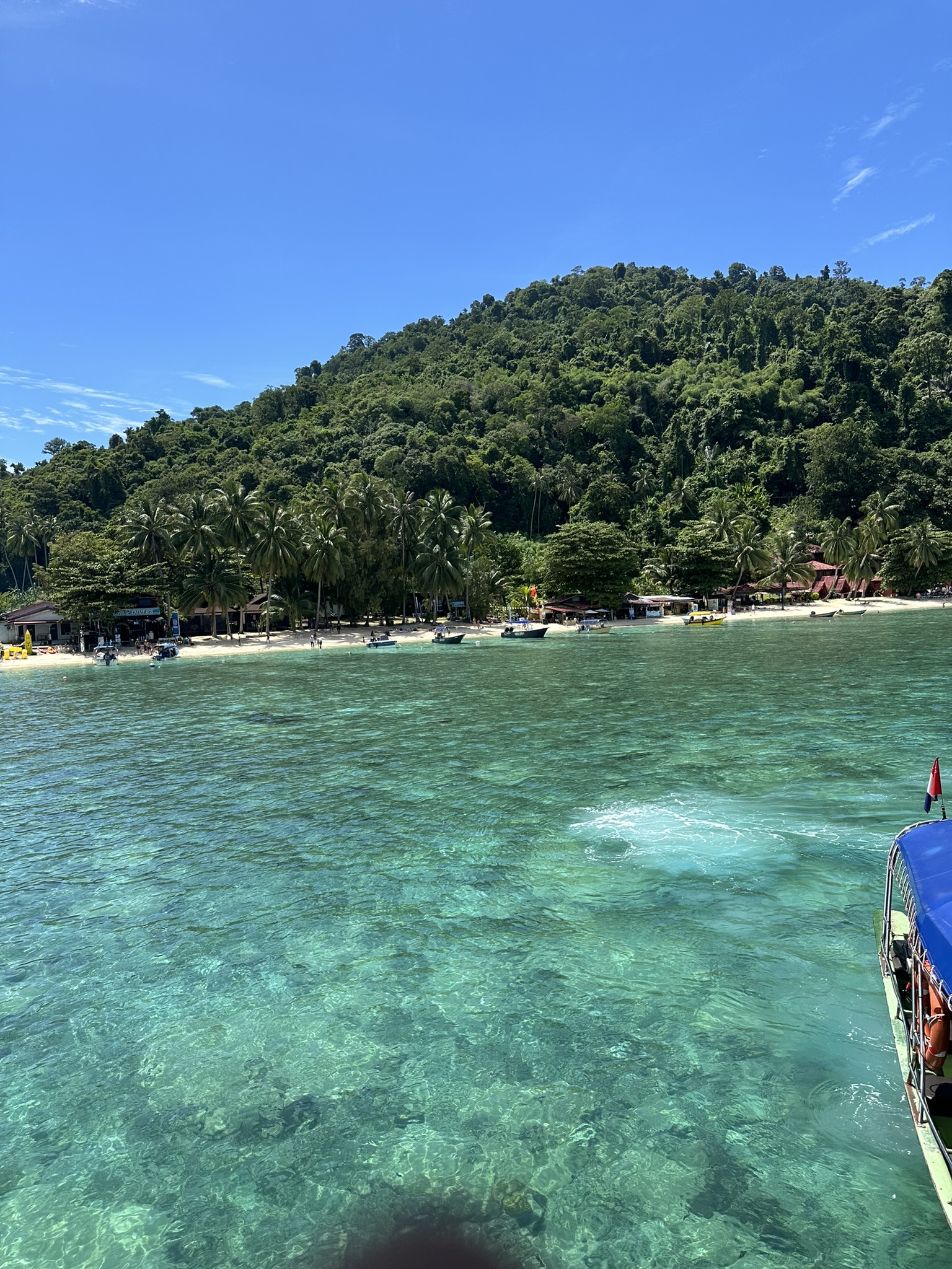 Le acque turchesi di Perhentian Kecil in Malesia
