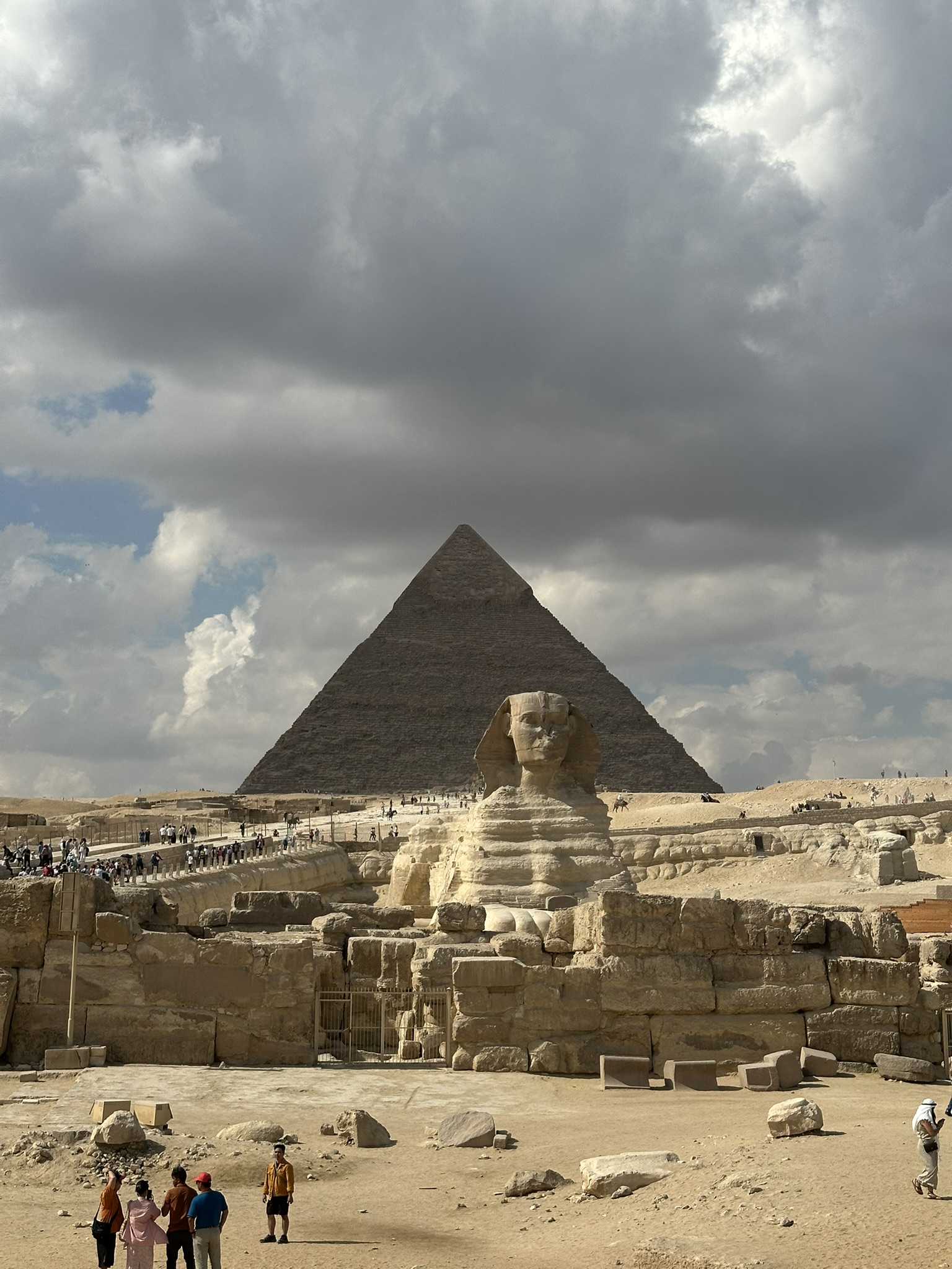 Sfinge e piramide di Cheope