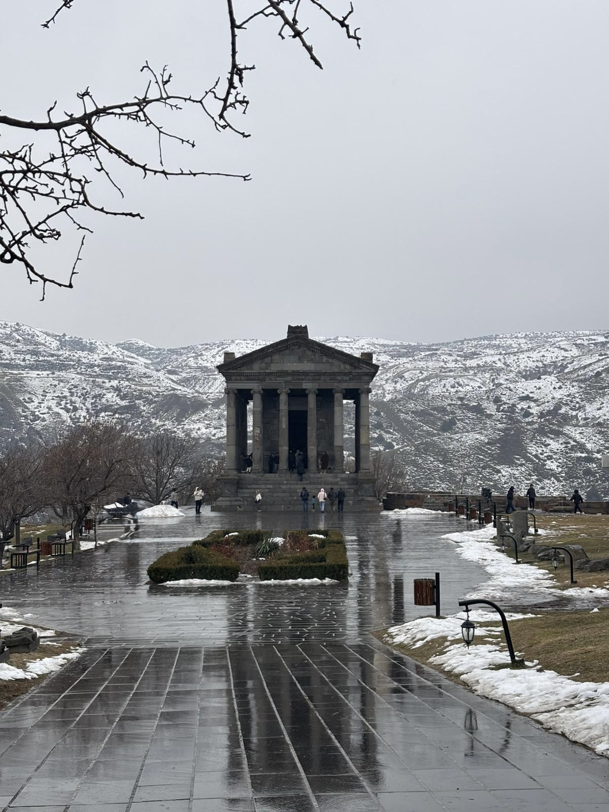 Garni Temple innevato - Armenia