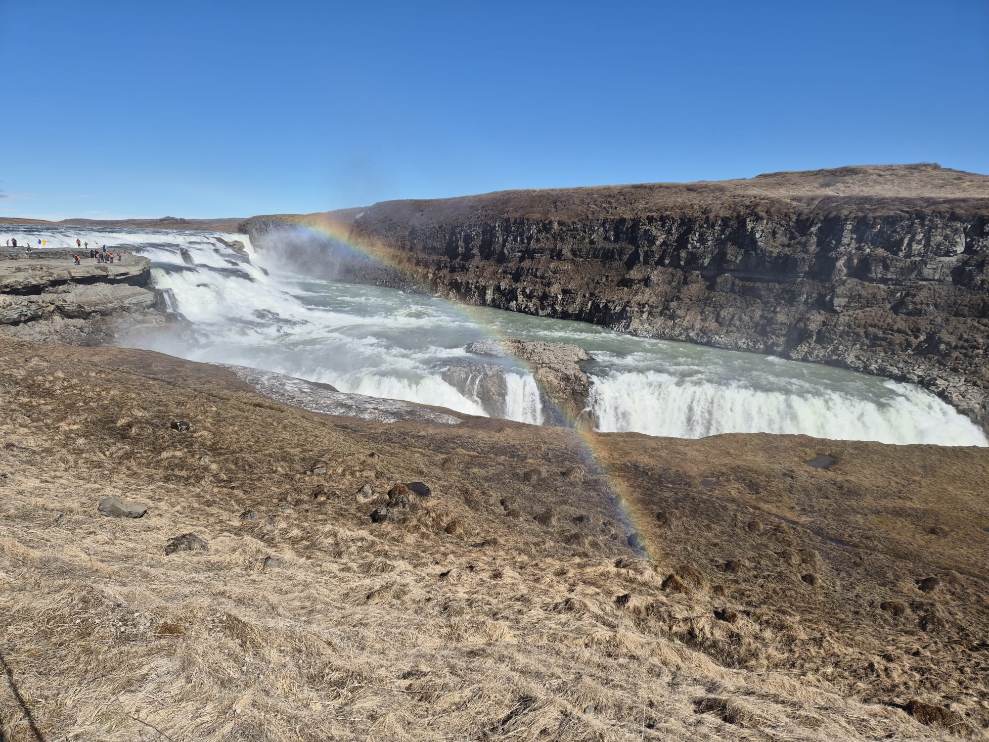 Gullfoss - la cascata doppia che cade in un canyon di 70 metri